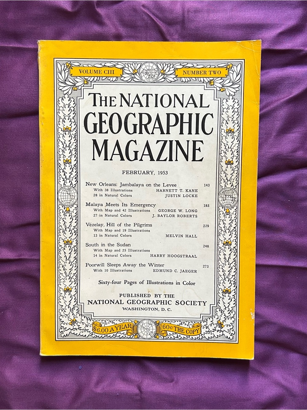 Feb 1953: National Geographic Magazine Volume CIII No. 2